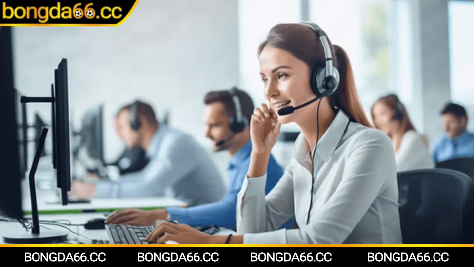 Hệ thống hỗ trợ khách hàng Bongda66 trực tuyến 24/7 giải đáp thắc mắc về kèo nhà cái và soi kèo bóng đá